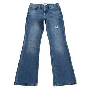 Lucky Brand Sweet Mid Rise Boot Cut Distressed Jeans Women’s Size 6/28 A